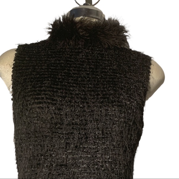 Black Fency Top Sleeveless Size M - Picture 10 of 16